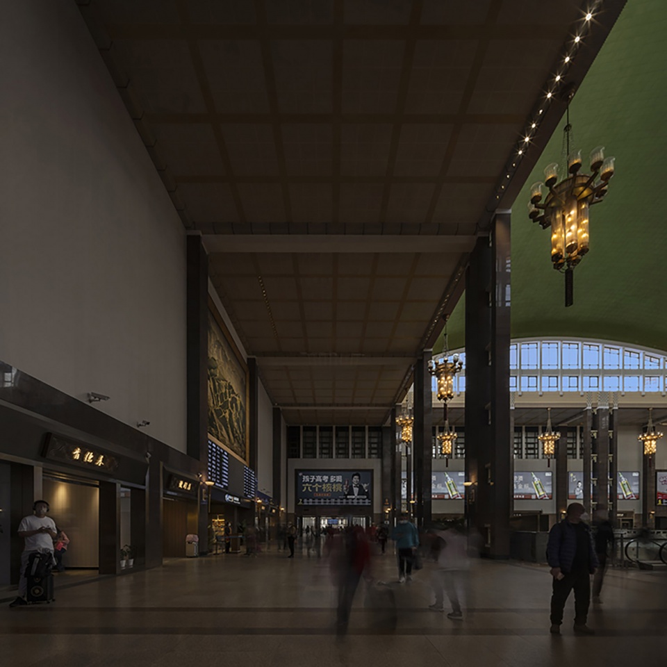 the interior renovation of beijing railway station by wit