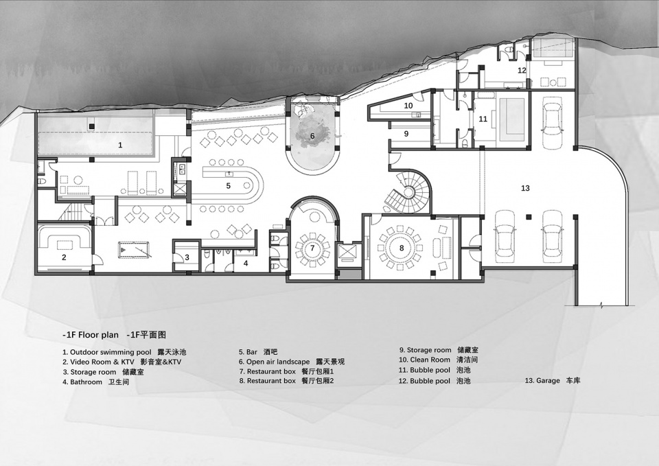 yixing 23 bay rock hotel by su architects