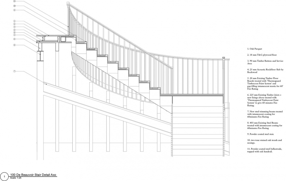 1806 100 Stair Detail Axo Annotated