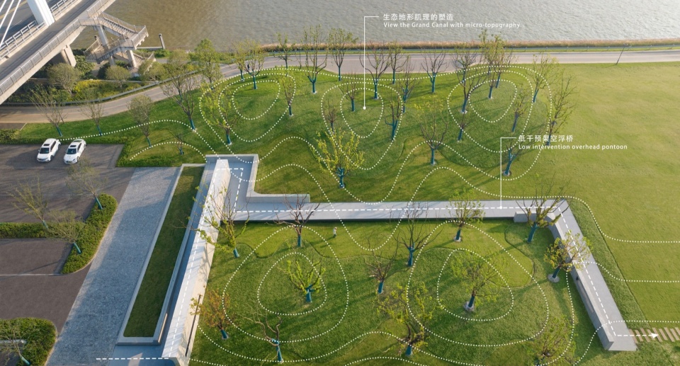 “希望之路”入口鸟瞰©中国建筑西北设计研究院,张锦影像工作室