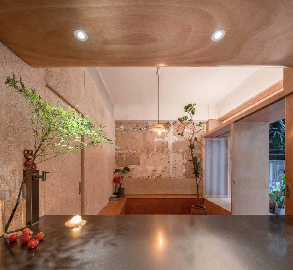吧台内部望向座位区©吴嗣铭 afternoon v bakery by atelier oo