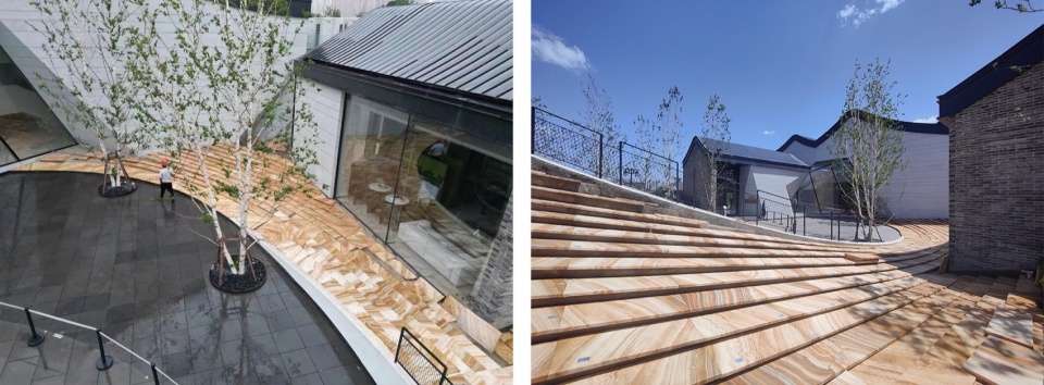 大理石片摆样调整 nianxia art center