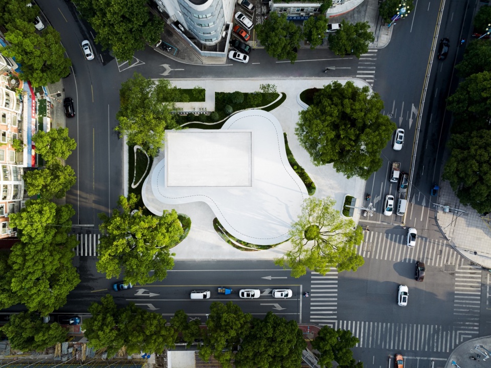 展厅俯视图 wuyi organic urban renewal exhibition hall by kfs