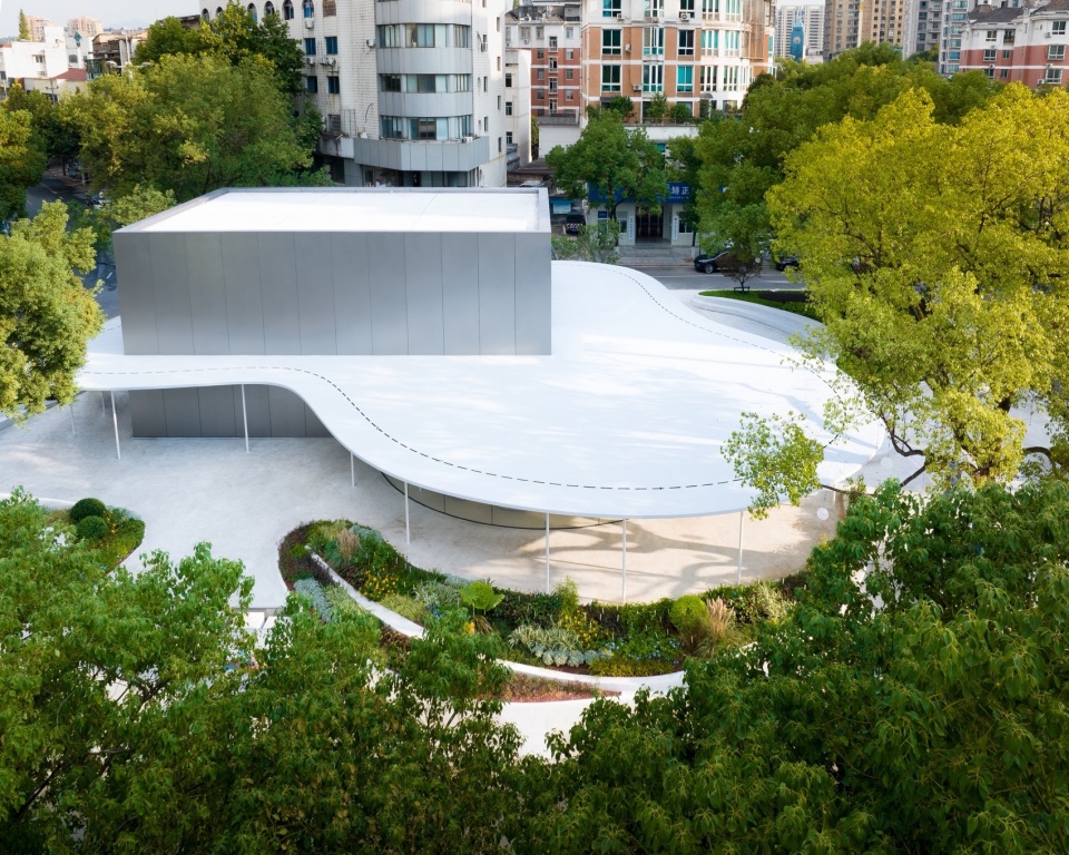 展厅鸟瞰图 4 wuyi organic urban renewal exhibition hall by kfs