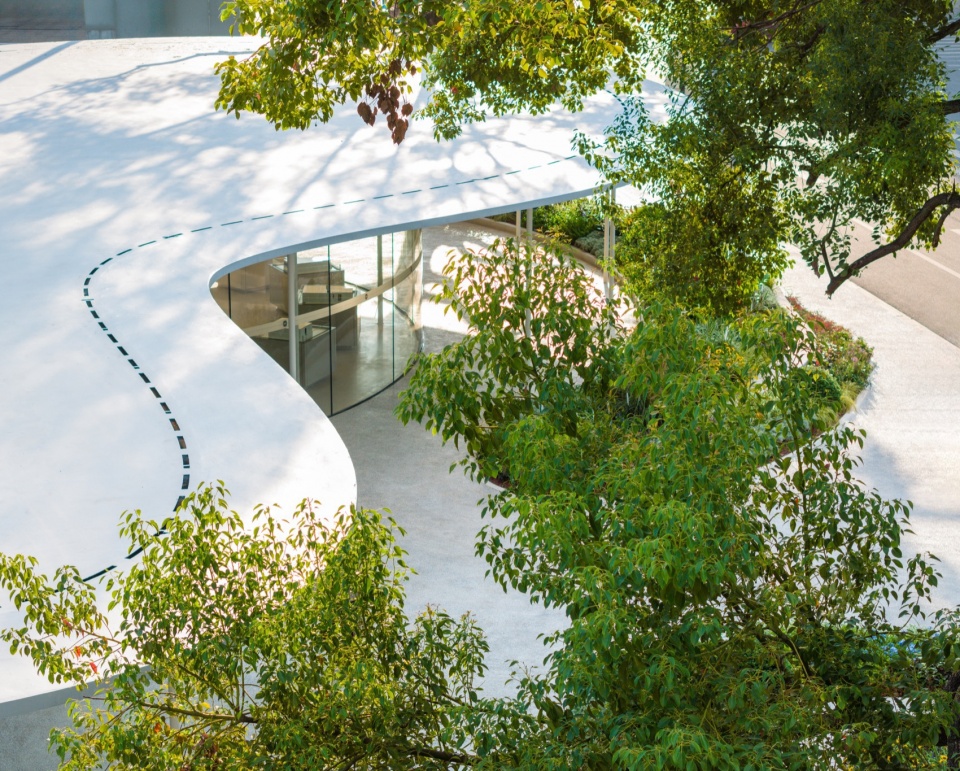 展厅鸟瞰图 wuyi organic urban renewal exhibition hall by kfs