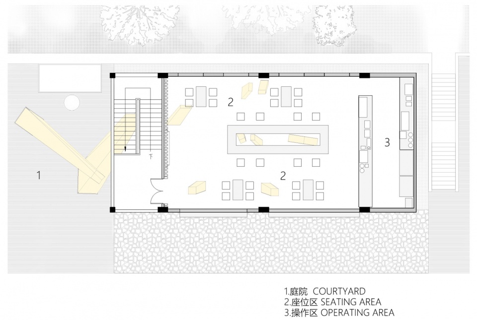 平面 houbu ancient village post station by parallect design