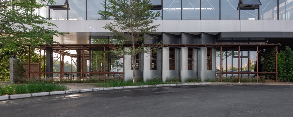 改造后 河畔木亭外立面 1 After Renovation Riverside wooden pavilion facade 1 黄城强