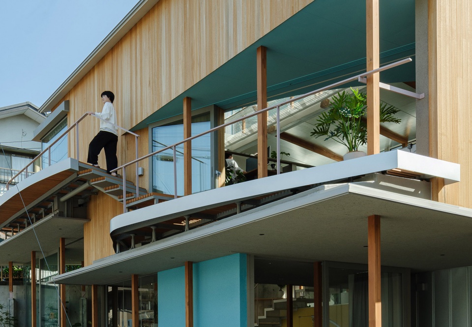 blue box office by eureka hho keio architecture sano lab