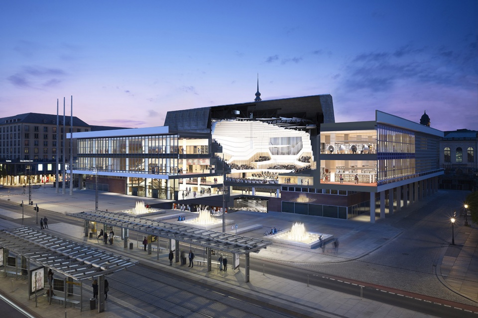 Renovation of Dresden s Kulturpalast by gmp
