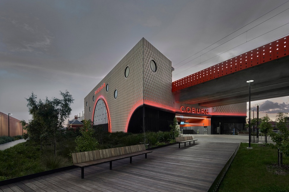 coburg and moreland stations by wood marsh architecture