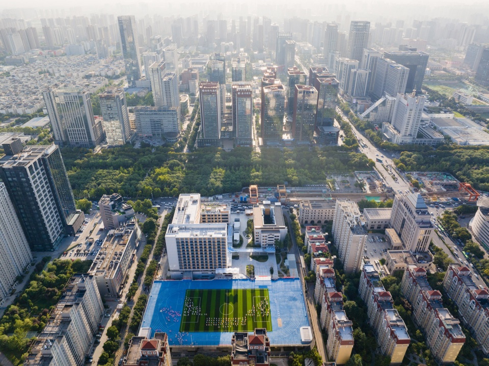 xian gaoxin no 1 high school expansion and social shared car park construction project