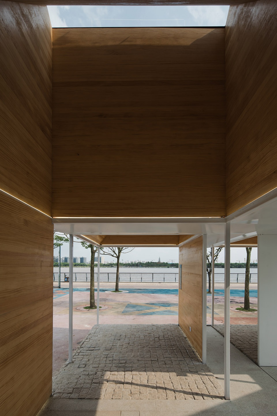 two pavilions in shanghai by gom