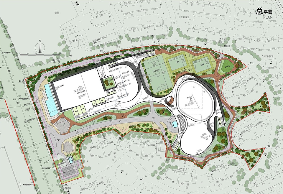 Shanghai Sanlin Yide Community Culture and Sports Center by SUNYAT ARCHITECTURE