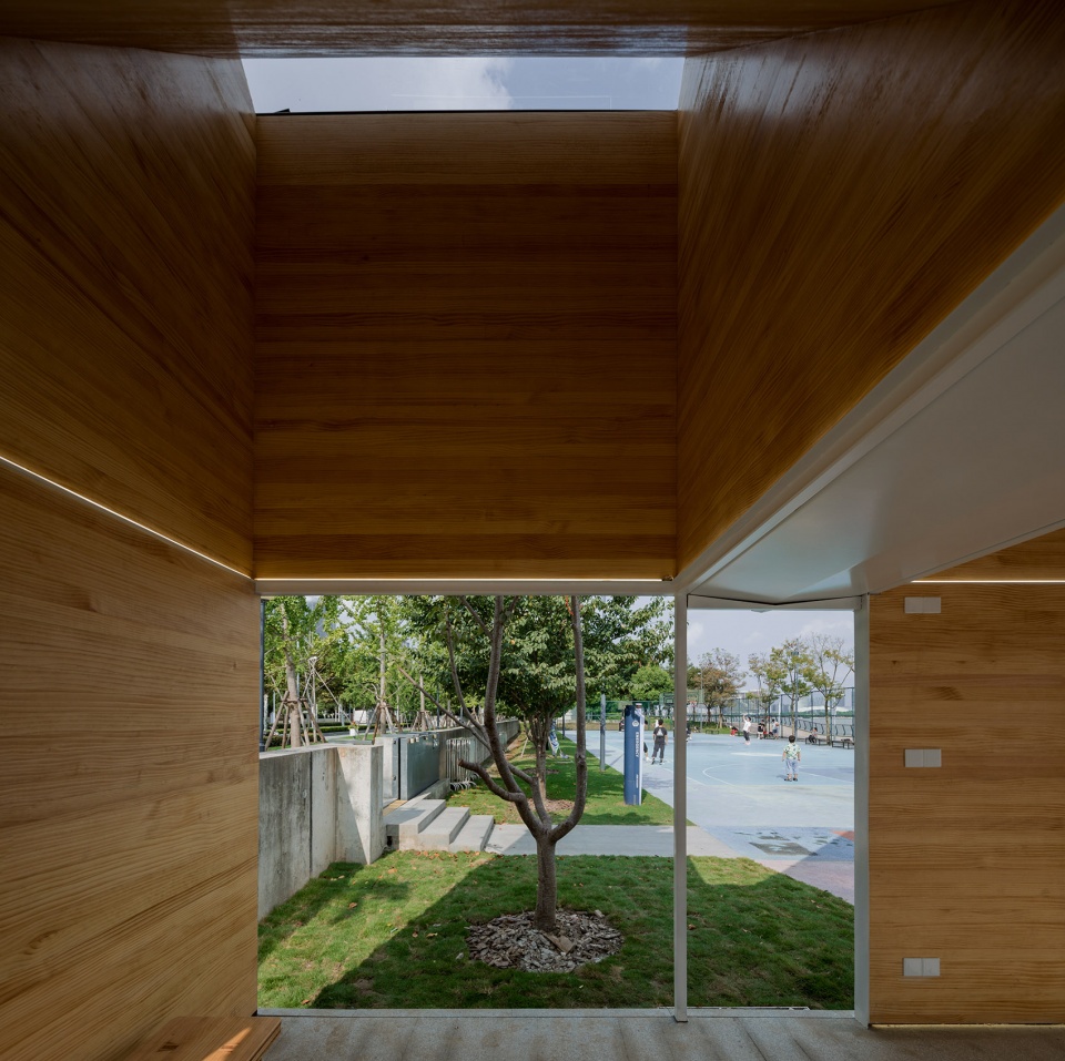 two pavilions in shanghai by gom