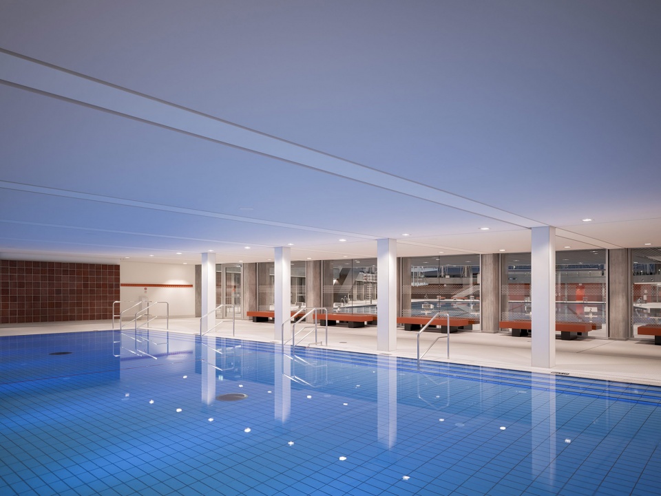 Alsterschwimmhalle has been comprehensively refurbished converted and extended by gmp