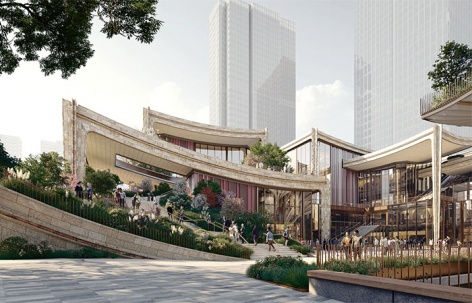 Heatherwick Studio在历史名城西安设计全新商业购物区