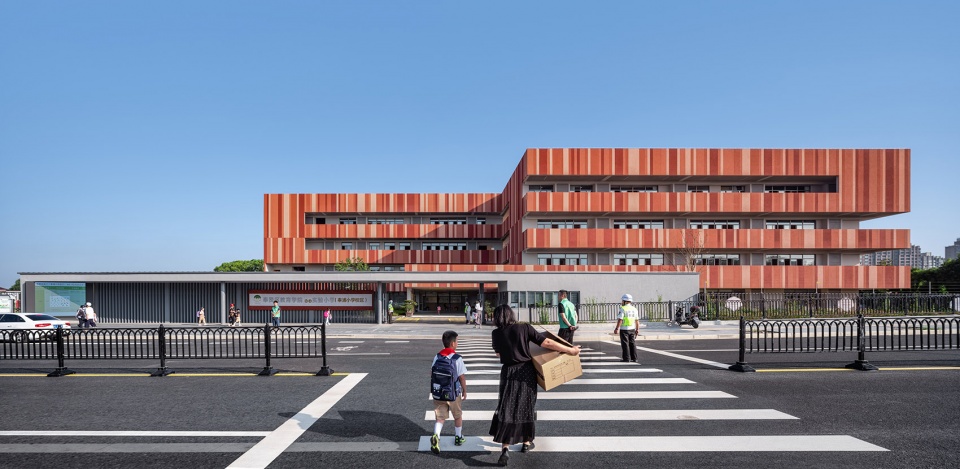 fengpu elementary school by wuyang architecture