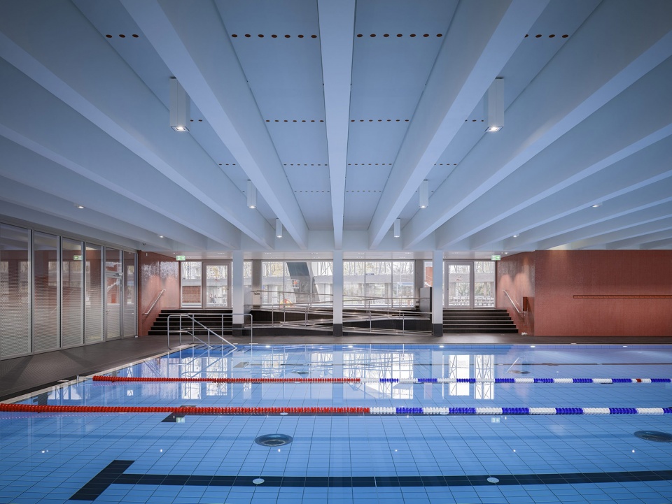 Alsterschwimmhalle has been comprehensively refurbished converted and extended by gmp