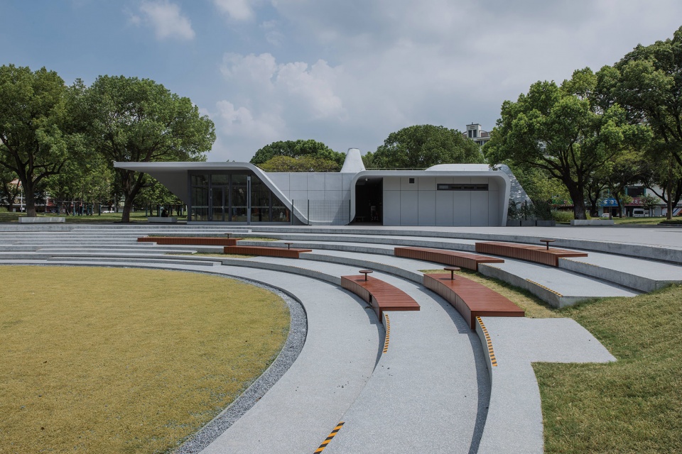 Chang an Plaza Citizen Service Station Design in Huishan District Wuxi by Greyspace Architects