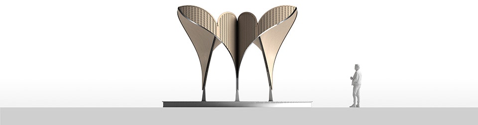 HygroShell ITECH Research Pavilion Chicago Architecture Biennial 2023 by ITECH ICD ITKE University of Stuttgart