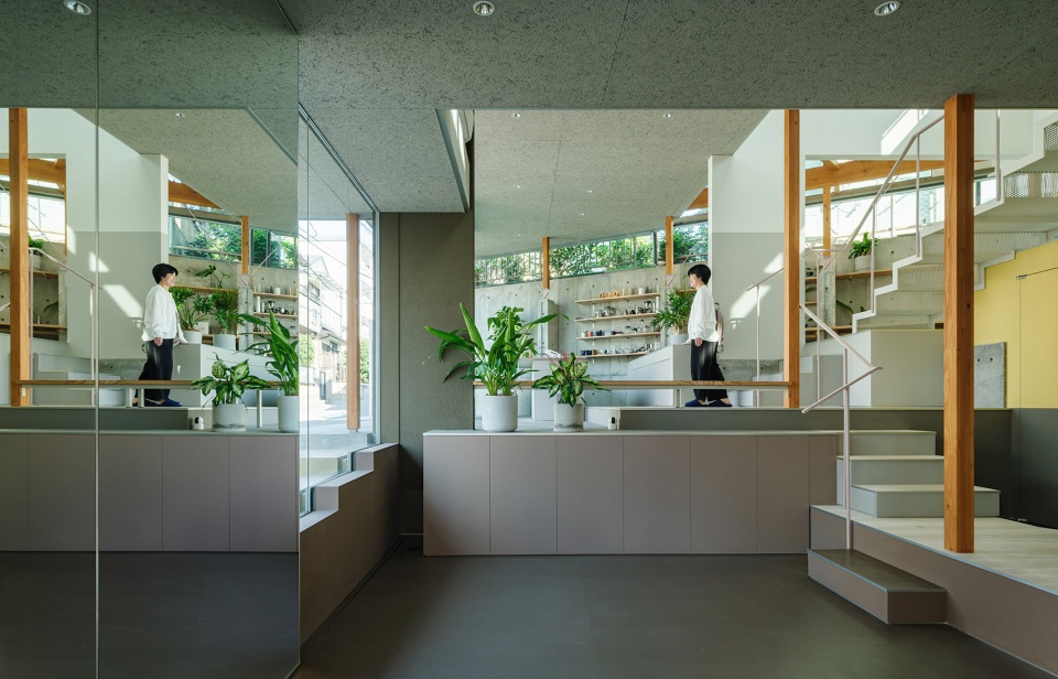 blue box office by eureka hho keio architecture sano lab