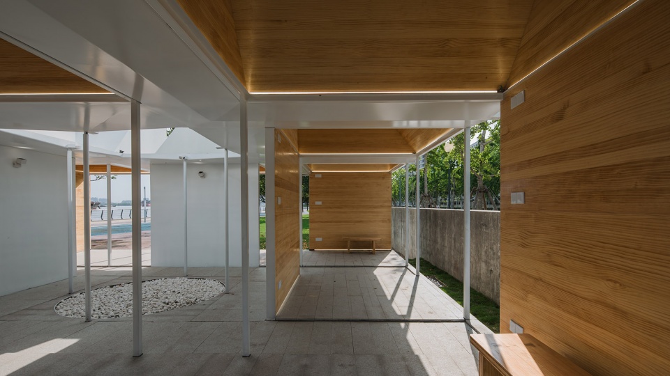 two pavilions in shanghai by gom