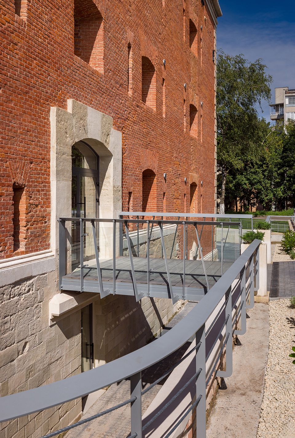 square tower of the lviv citadel by architecture studio symmetry