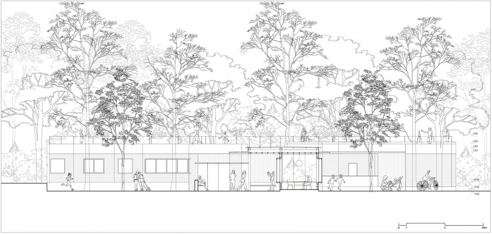 renovation and renewal of public service facilities in xi an urban sports park by wall architects