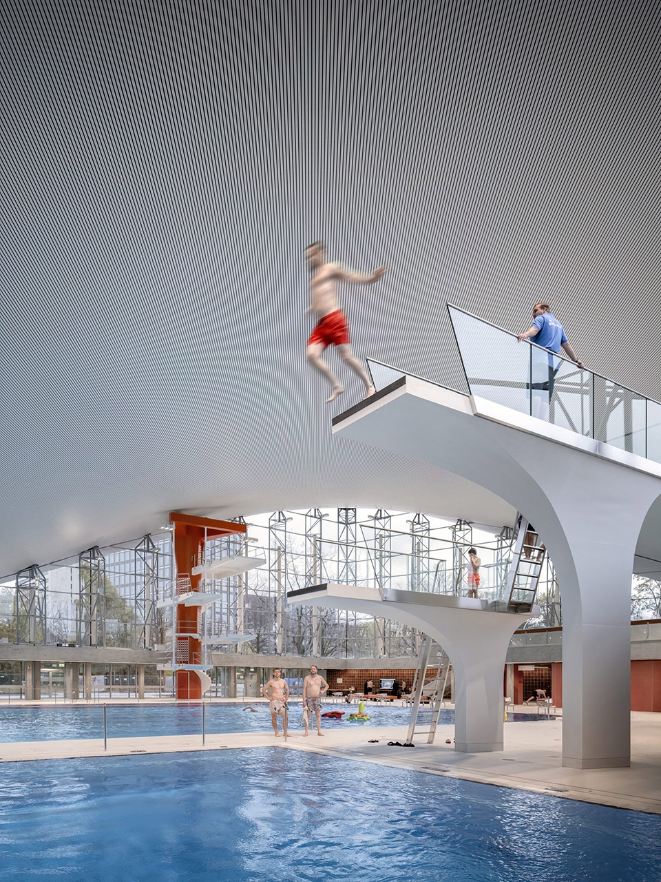 Alsterschwimmhalle has been comprehensively refurbished converted and extended by gmp