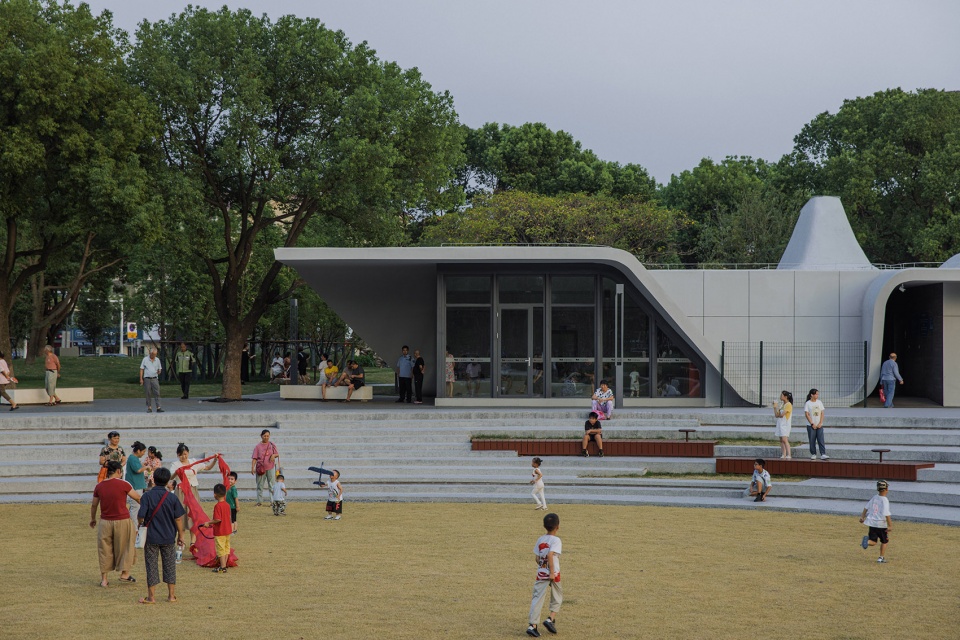 Chang an Plaza Citizen Service Station Design in Huishan District Wuxi by Greyspace Architects