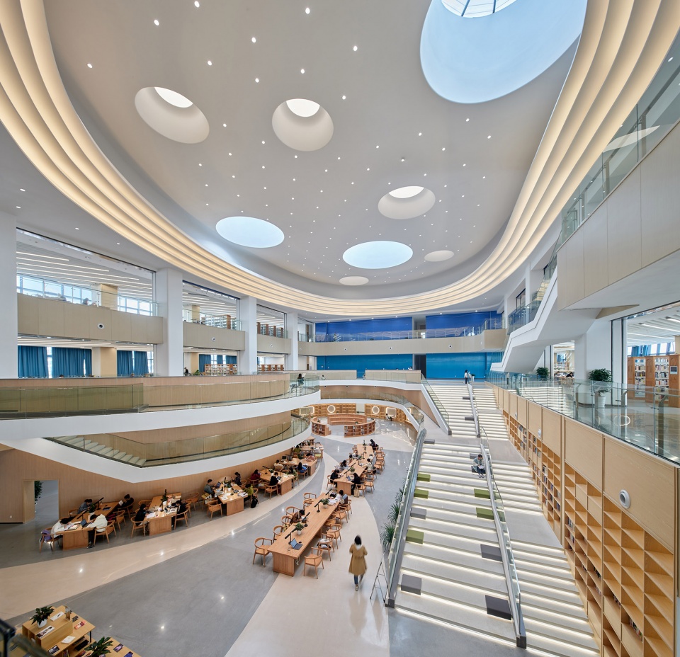Zhejiang Sci Tech University School of Fashion Library Building by Chinacuc