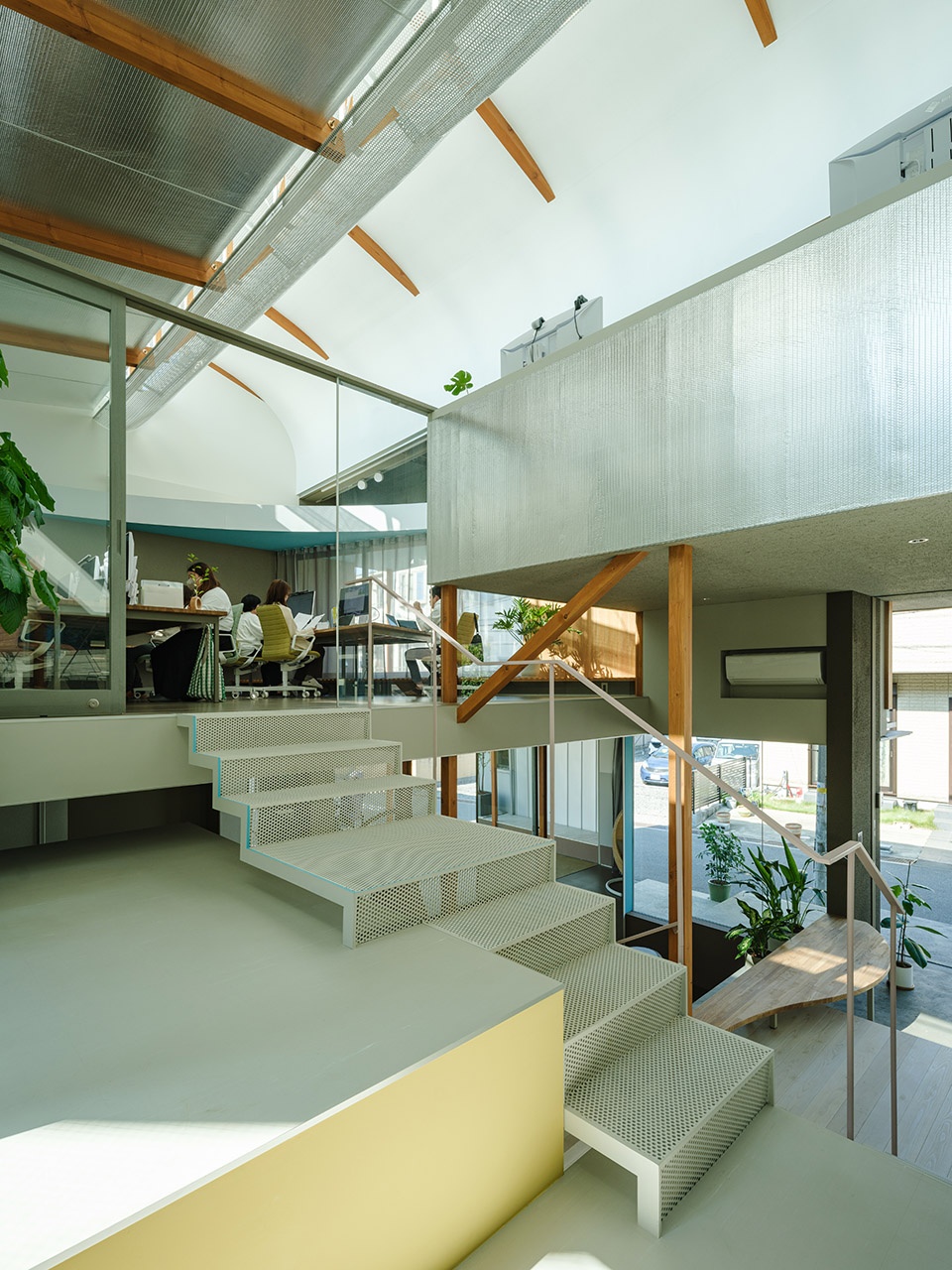 blue box office by eureka hho keio architecture sano lab