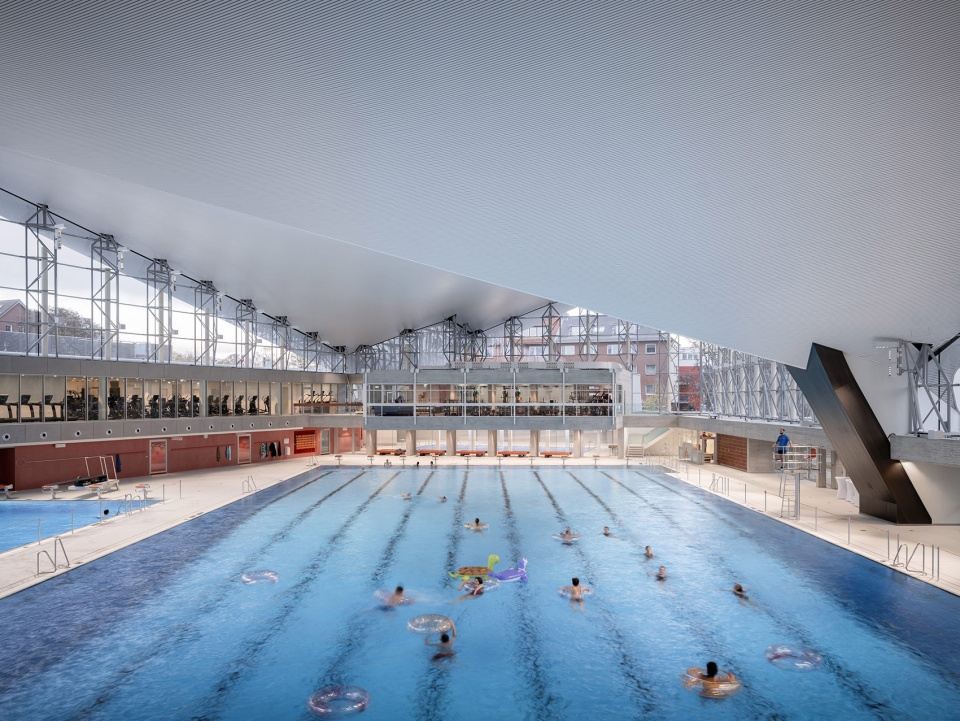 Alsterschwimmhalle has been comprehensively refurbished converted and extended by gmp