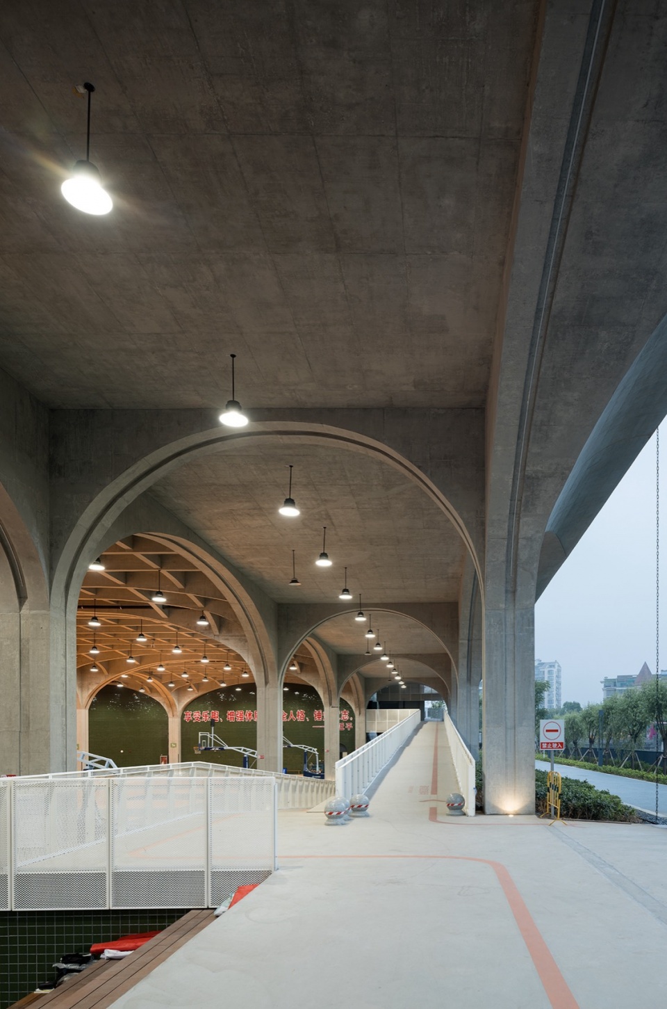 indoor sports field of shaoxing university by uad