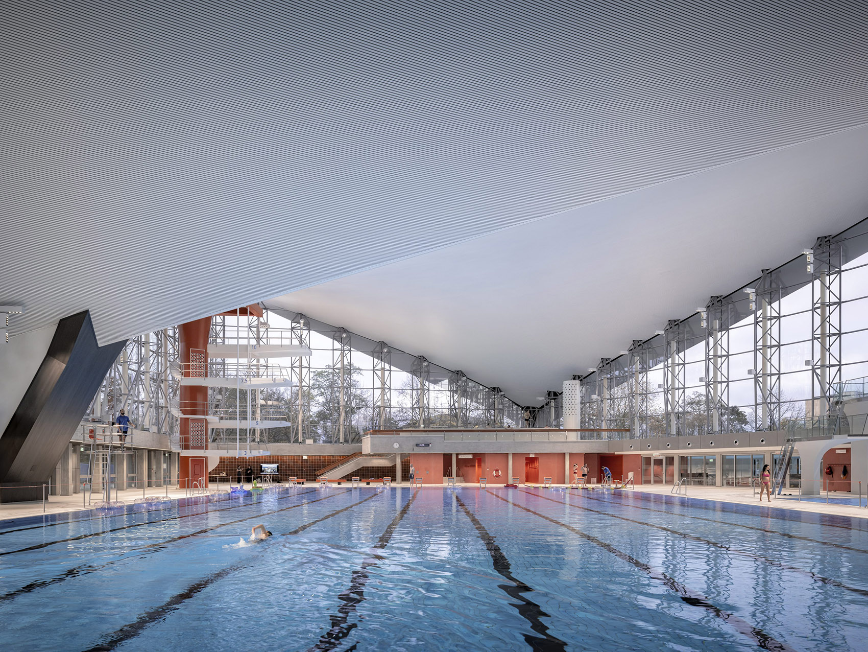 Alsterschwimmhalle has been comprehensively refurbished, converted, and