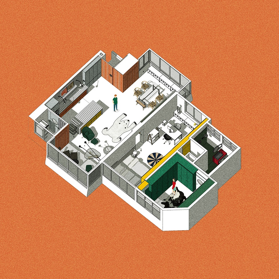 Renovation of a Singaporean brutalist apartment by SPARK