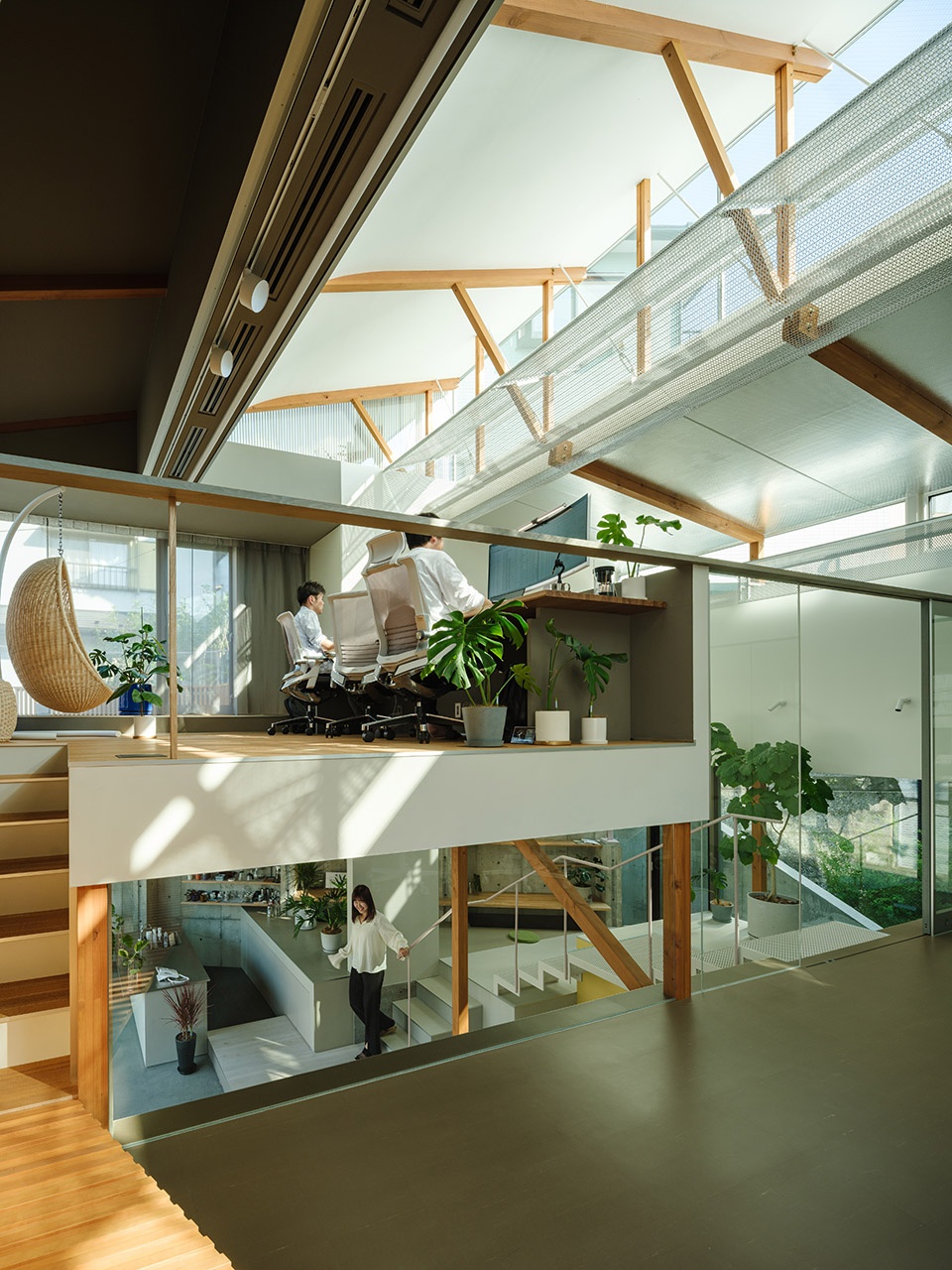 blue box office by eureka hho keio architecture sano lab