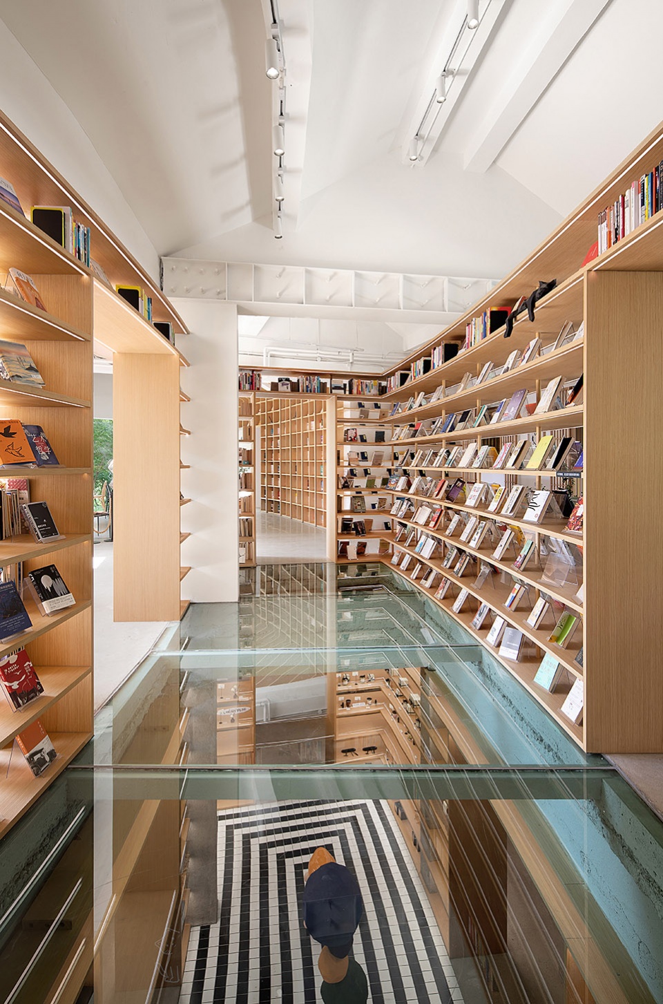 book inside book outside by displacement architecture design