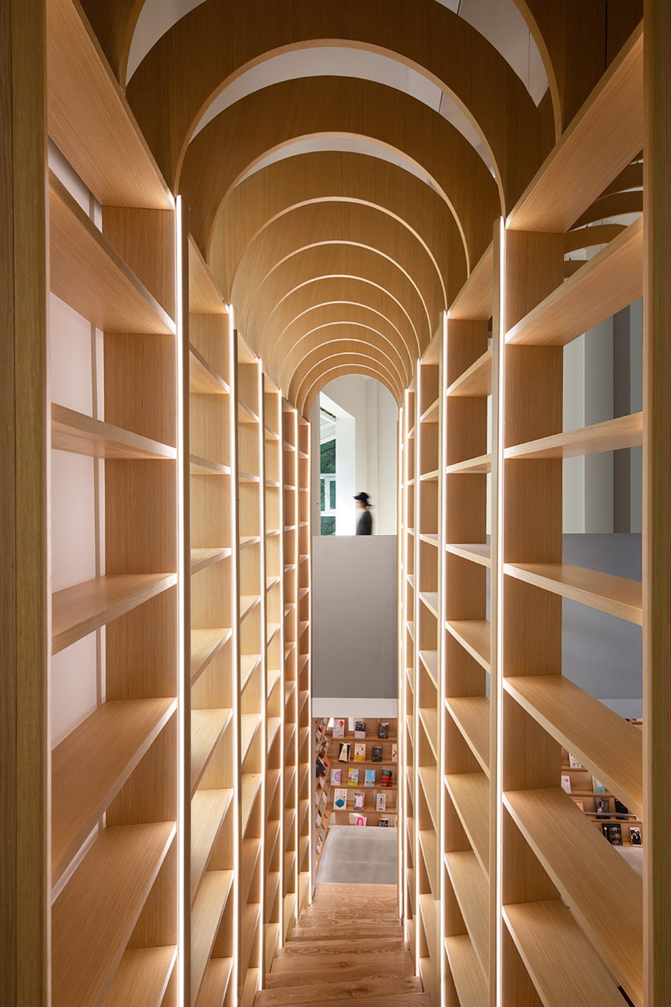 book inside book outside by displacement architecture design