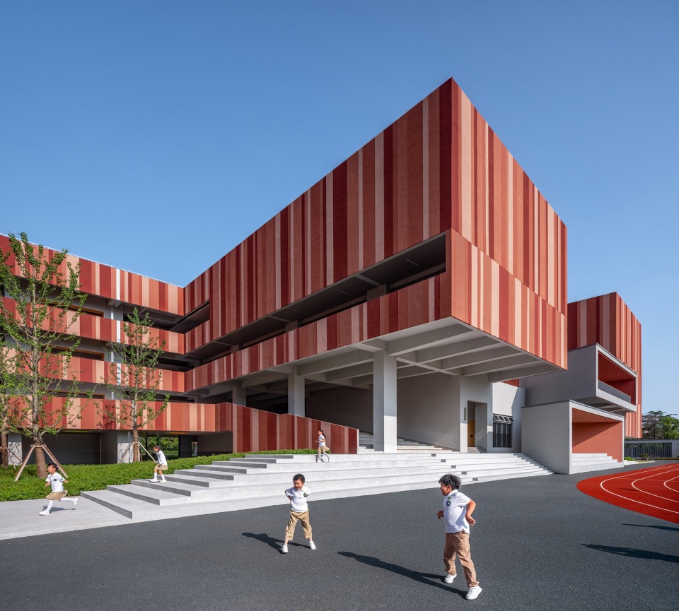 fengpu elementary school by wuyang architecture