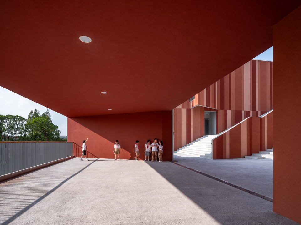 fengpu elementary school by wuyang architecture