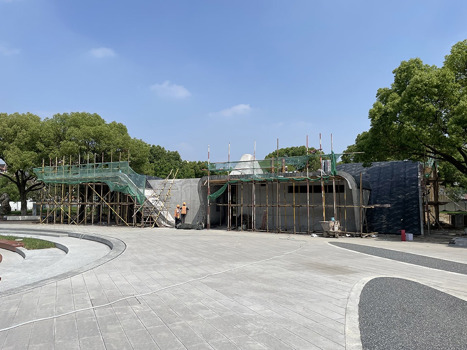 Chang an Plaza Citizen Service Station Design in Huishan District Wuxi by Greyspace Architects