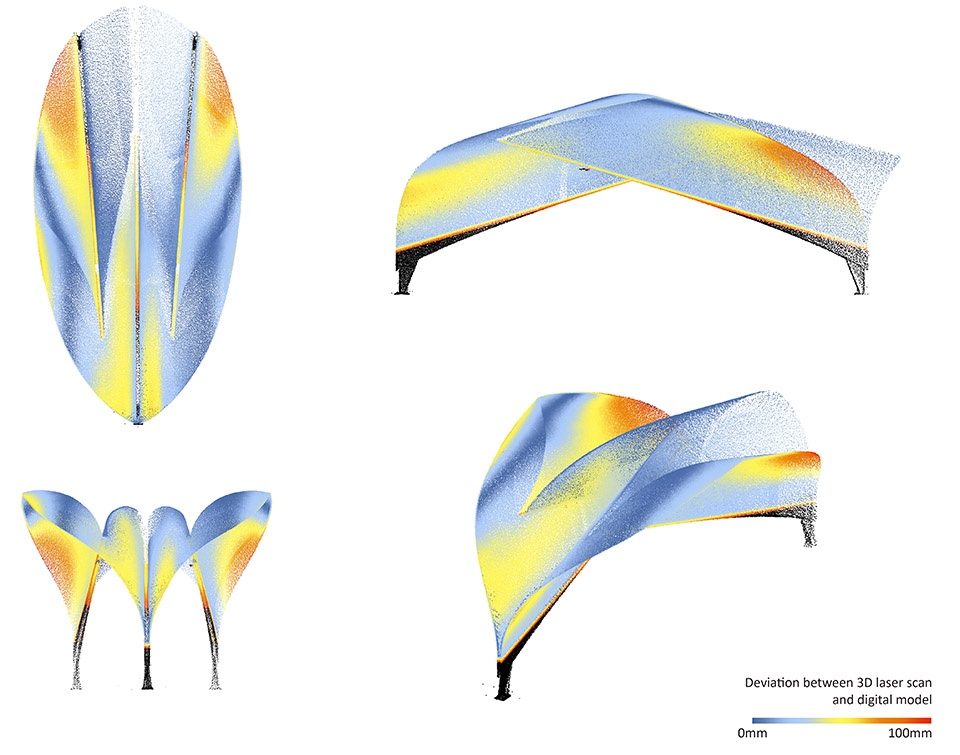 HygroShell ITECH Research Pavilion Chicago Architecture Biennial 2023 by ITECH ICD ITKE University of Stuttgart