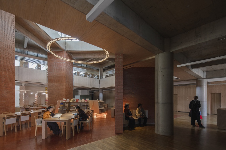 deba library by rong zhaohui studio zradi