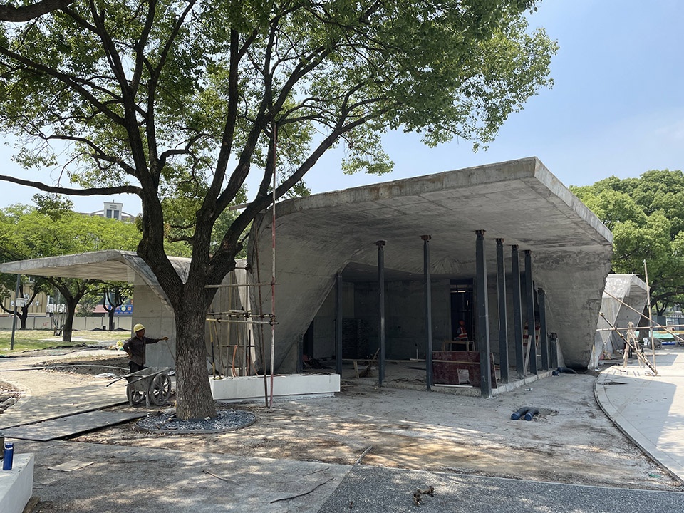 Chang an Plaza Citizen Service Station Design in Huishan District Wuxi by Greyspace Architects