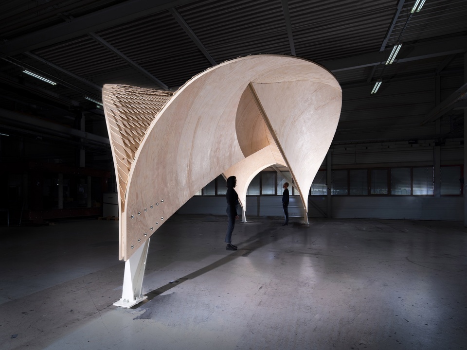 HygroShell ITECH Research Pavilion Chicago Architecture Biennial 2023 by ITECH ICD ITKE University of Stuttgart