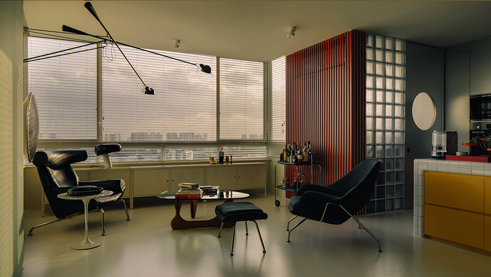 Renovation of a Singaporean brutalist apartment by SPARK