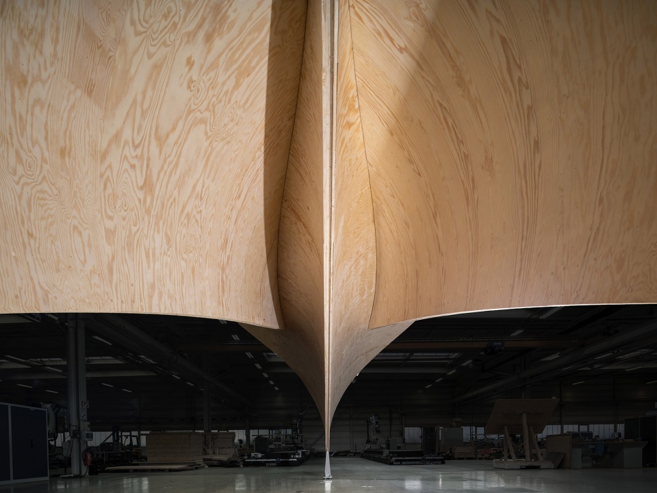 HygroShell ITECH Research Pavilion Chicago Architecture Biennial 2023 by ITECH ICD ITKE University of Stuttgart