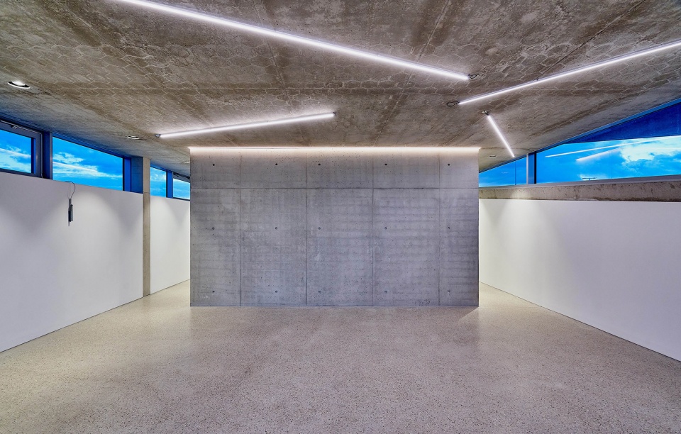 The Mosoni Danube Flood gate Control Building by TeRHaLoZAT