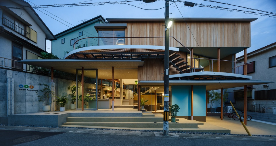 blue box office by eureka hho keio architecture sano lab
